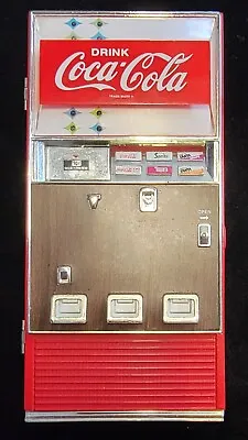 Vintage 1996 Vendo Coca-Cola Retro Mini Vending Machine Musical Bank Lights TaB • $99.95