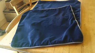 £12 • Buy 2 Velvet Cushion Covers - Blue /gold