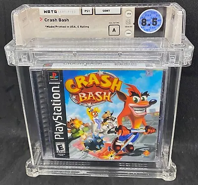 Crash Bash Wata 8.5 A PS1 2000 PLAYSTATION 1 New Sealed Bandicoot • £491.47