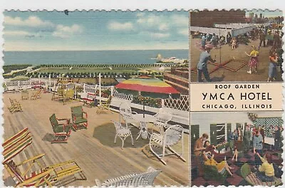 Motel YMCA Hotel. Postcard C1945 Chicago Illinois • $1.39
