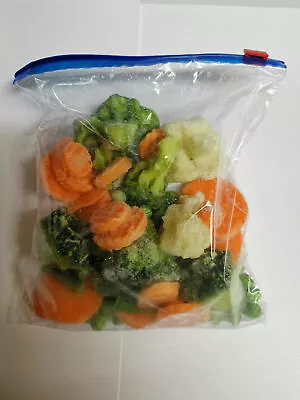 Zip Lock Food Storage Freezer Bags Resealable Reusable Plastic Bags Small Large • £3.99