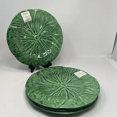Gardeners Eden Green Cabbage Melamine Dinner Plates - Set Of 4 - 11  - New • $49.99