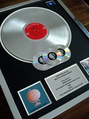 £174.99 • Buy The Freewheelin' Bob Dylan Lp Multi Platinum Disc Record Award Album