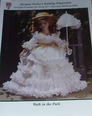 Jacquay Yaxley's Emporium Knitting Pattern Walk In The Park GEORGIAN Costume • £3.99