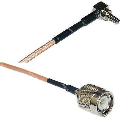 RG316 CRC9 MALE ANGLE To TNC MALE RF Cable Rapid-SHIP LOT • $11.24