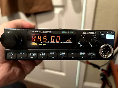 Alinco DR-110T Ham Radio 2 Meter Transceiver DR 110 -  For Parts Or Repair • $49