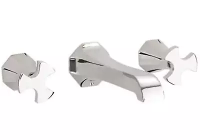 Crosswater Retro 3 Tap Hole Wall Mounted Basin Tap • £25