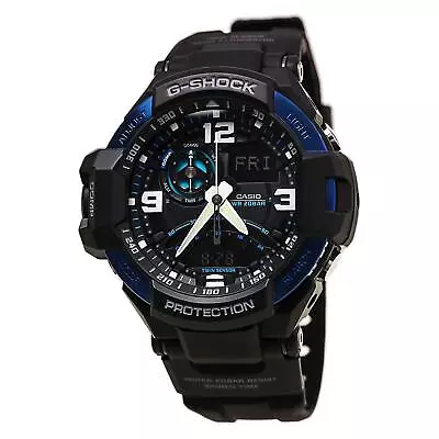 Casio GA1000-2B Gents G-Shock World Time Black Ana-Digi Dial Watch • $212.27