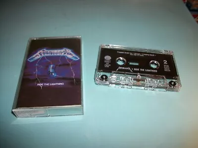 1984 Metallica Ride The Lightning Cassette Megaforce Elektra 60396-4 Tested Nm • $29.99