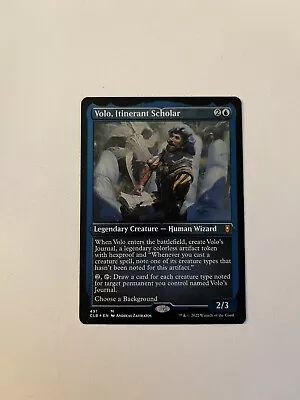 MTG Volo Itinerant Scholar Commander Legends: Baldur's Gate NM-Mint Etched Foil • $1.84