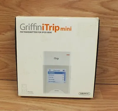 Griffin ITrip Mini FM Transmitter For IPOD Mini (4025) Play Music From Stereo!  • $28.08