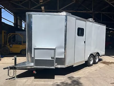 New 8.5 X 16 Concession Food Trailer Truck Restaurant Catering Bbq • $28660