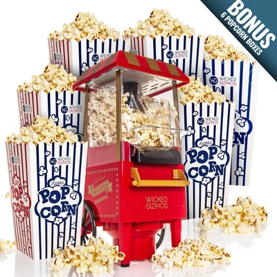 £29.95 • Buy Fat-Free Hot Air Carnival Popcorn Maker Popper Machine Retro 30's Style Healthy 