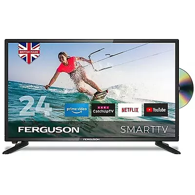 £29.99 • Buy Ferguson 24 Inch Smart HD Ready LED TV/DVD / Screen Damage