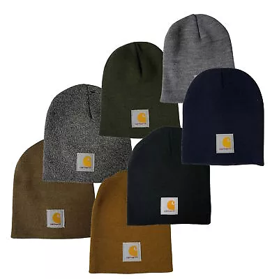 Carhartt Mens Acrylic Hat Winter Knit Beanie - Choose Color • $18.95