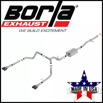 $1502.09 • Buy Borla S-Type Cat-Back Exhaust System Fits 2019-2023 Silverado Sierra 1500 5.3L