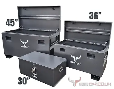 Tool Box Van Vault Tool Security Job Site Box Steel Tool Box Iron Ox • $238.75