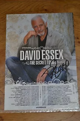 David Essex Tour Schedule Autograph • £30