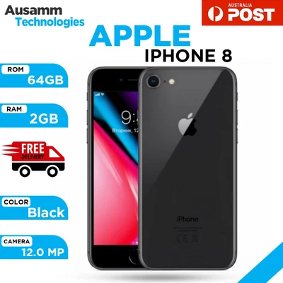 $239 • Buy Apple Iphone 8 64gb Excellent Condition Unlocked Black Smartphone