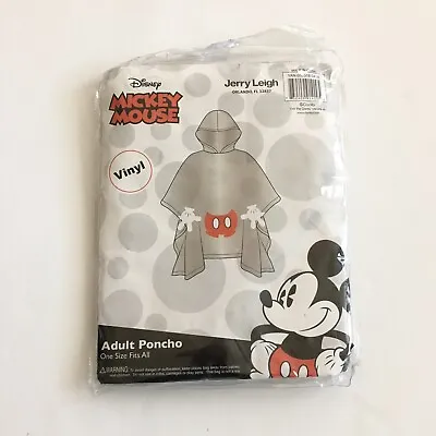 Disney Men's Mickey Mouse Ears Rain Poncho • $13.95