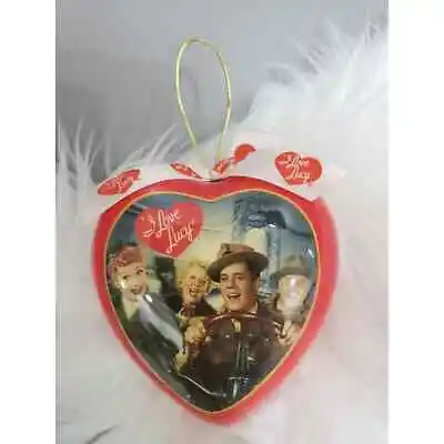 I Love Lucy Heart Ornament 2006 CBS California Here We Come Desi Fred Ethel Car • $12.40