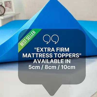 Extra Firm Mattress Topper Mattress Toppers ORTHOPAEDIC Health Topper TPR-120 • £86.99