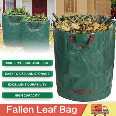 100-500L Garden Waste Bags Reuseable Heavy Duty Lawn Garden Leaf Waste Bags UK • £4.79
