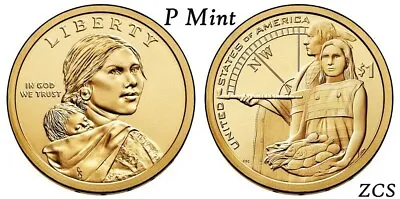 $3.59 • Buy 2014 P Native American Indian One Dollar U.S. Mint Coin Sacagawea Dollar Money
