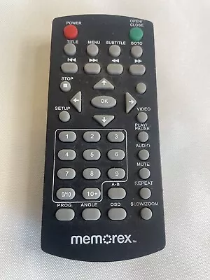 Memorex Remote Control MVD2015/2016 DVD Player • $5.95