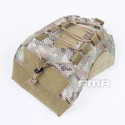 Tactical Military Helmet Cover Skin For FAST Ballistic High Cut Helmet 2 SIZE • £18.83