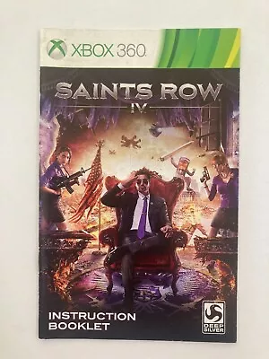 Saints Row IV - XBOX 360 - Manual Only - No Game • $2