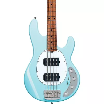 Sterling By Music Man StingRay RAY34 HH Bass Daphne Blue • $929.99