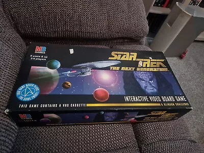 Star Trek The Next Generation Interactive VHS Video Board Game Vintage 1994 • £10