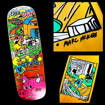 Mark McKee Signed Mike Vallely Barnyard 3 Primewood /37 Skateboard Auto Deck  • $424.99