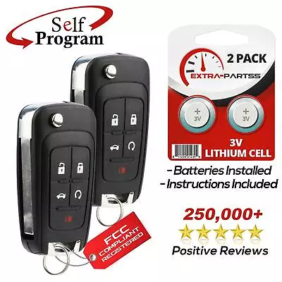 2 For 2010 2011 2012 2013 2014 2015 2016 2017 Chevrolet Equinox Remote Key Fob • $15.45