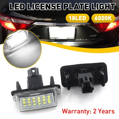 2pc For 2012-19 Toyota Camry Highlander LED License Plate Light Lamp Replacement • $10.44