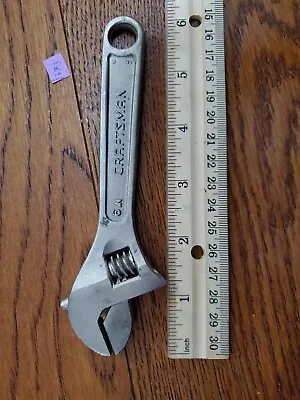 CRAFTSMAN 6  Adjustable Wrench No. 44602 Made In USA Crescent Like Tool • $14.99