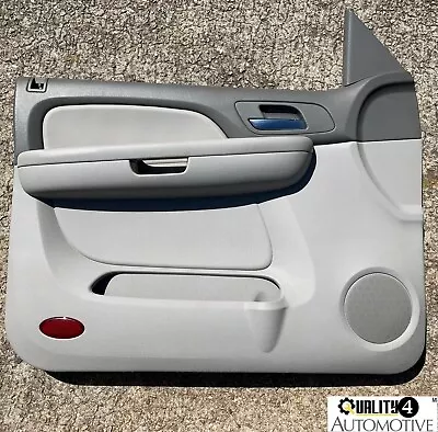 2007-09 Gmc Yukon Escalade Oem Front Left Driver Side Interior Door Panel Gray • $289