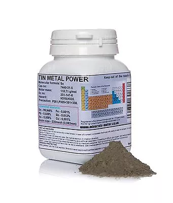 100g Tin Metal Powder High Quality Super Fine Powder • £7.99