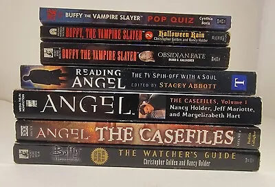 $15 • Buy Lot Of 7 Angel And Buffy The Vampire Slayer Books