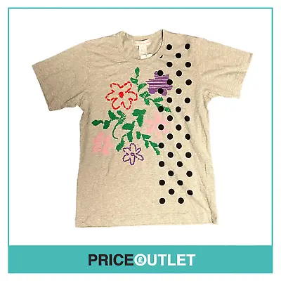 £37.50 • Buy Comme Des Garçons Shirt - Ladies Floral And Polka Dot T-Shirt - Size M - BRAND N