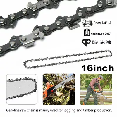 1/2/3Pcs 16'' .050  59 Drive Links Chainsaw Saw Chain Parts Tool Chainsaw Blade • £7.18