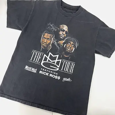 Rick Ross T Shirt Medium MMG Tour Concert Rap Hip Hop Wale Meek Mill MGK 2012 • $44.99