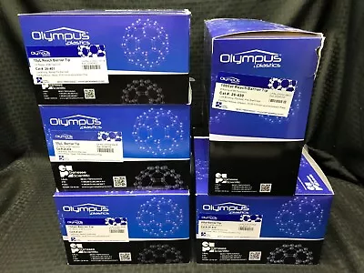 OLYMPUS Plastics 10 20 100 200 1000uL Barrier Pipette Tips 96/Rack Sterile • $37.49