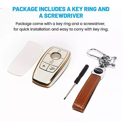 TPU Car Key Fob Case Cover Shell For Mercedes Benz A S C E G Class GLC GLA CLS • $9.89