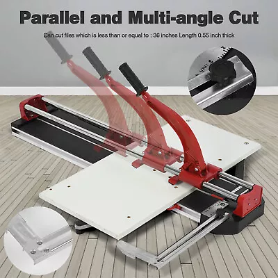 23In Manual Cutter 22lb Steel Tile Slab Porcelain Floor Tiles Cutting Machine • $46.25