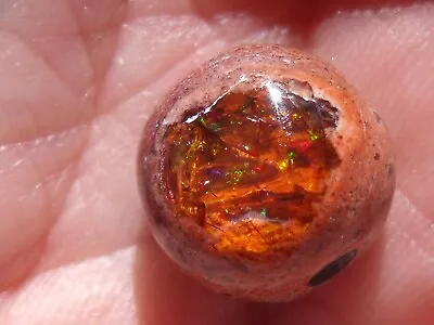 8.54 Ct. Mexican Cantera Fire Opal Bead • $300