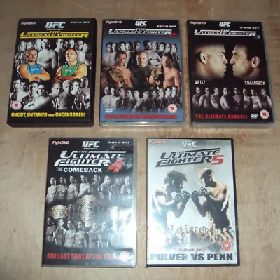 The Ultimate Fighter Season 1-5 Dvd Boxsets All In Excellent Condition Pal Uk • £25