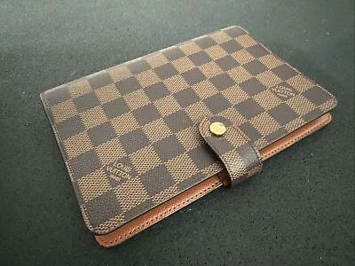 Louis Vuitton Medium Ring Agenda Diary Cover Damier Ebene New In Box • $499