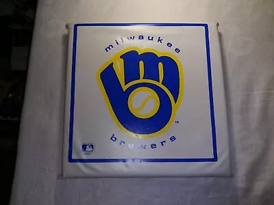 County Stadium Milwaukee Brewers Stadium Cushion Seat Ball In Glove Logo #1 • $15